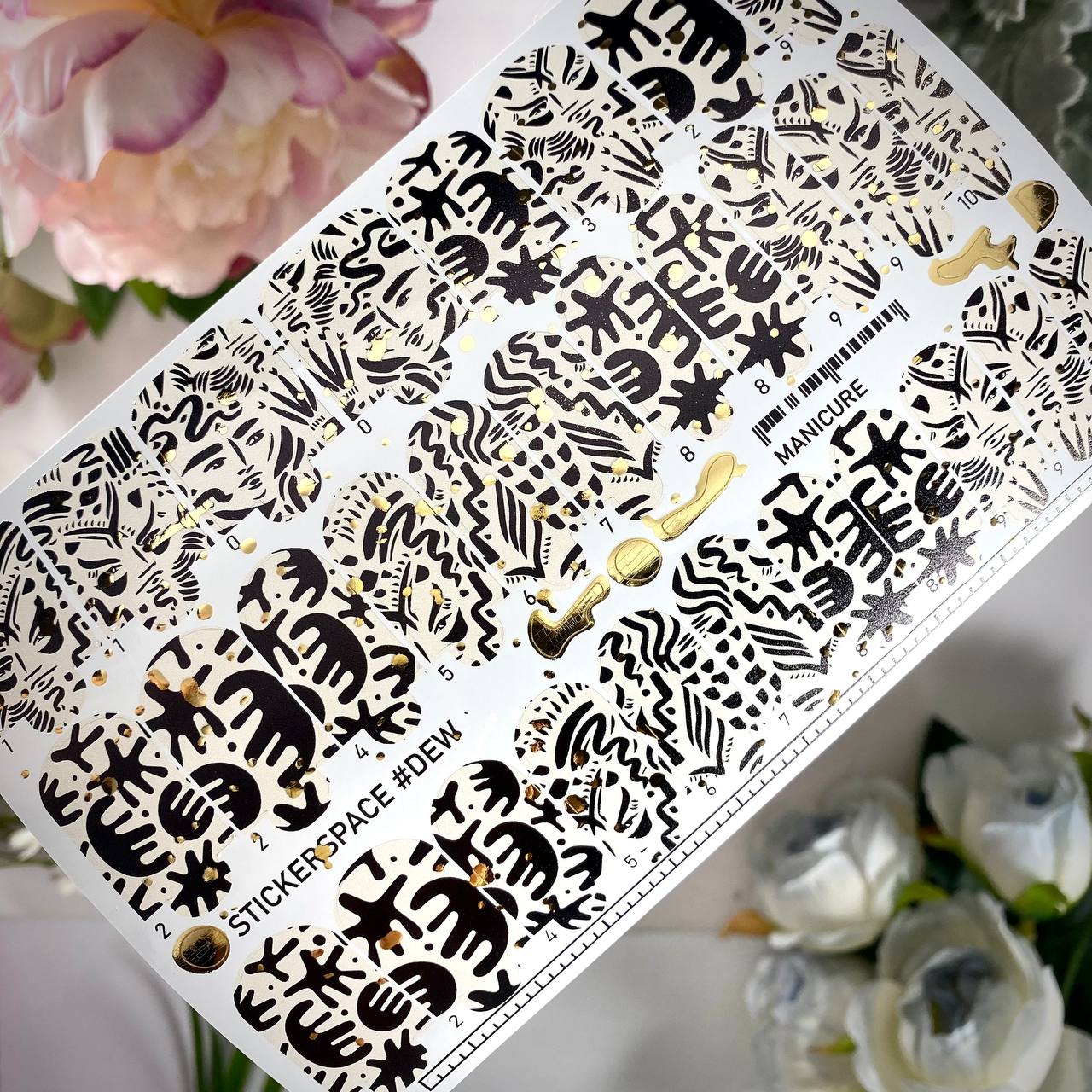 Nail wrap "Dew"