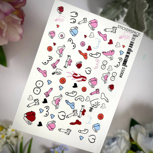 Слайдери для нігтів - 0055