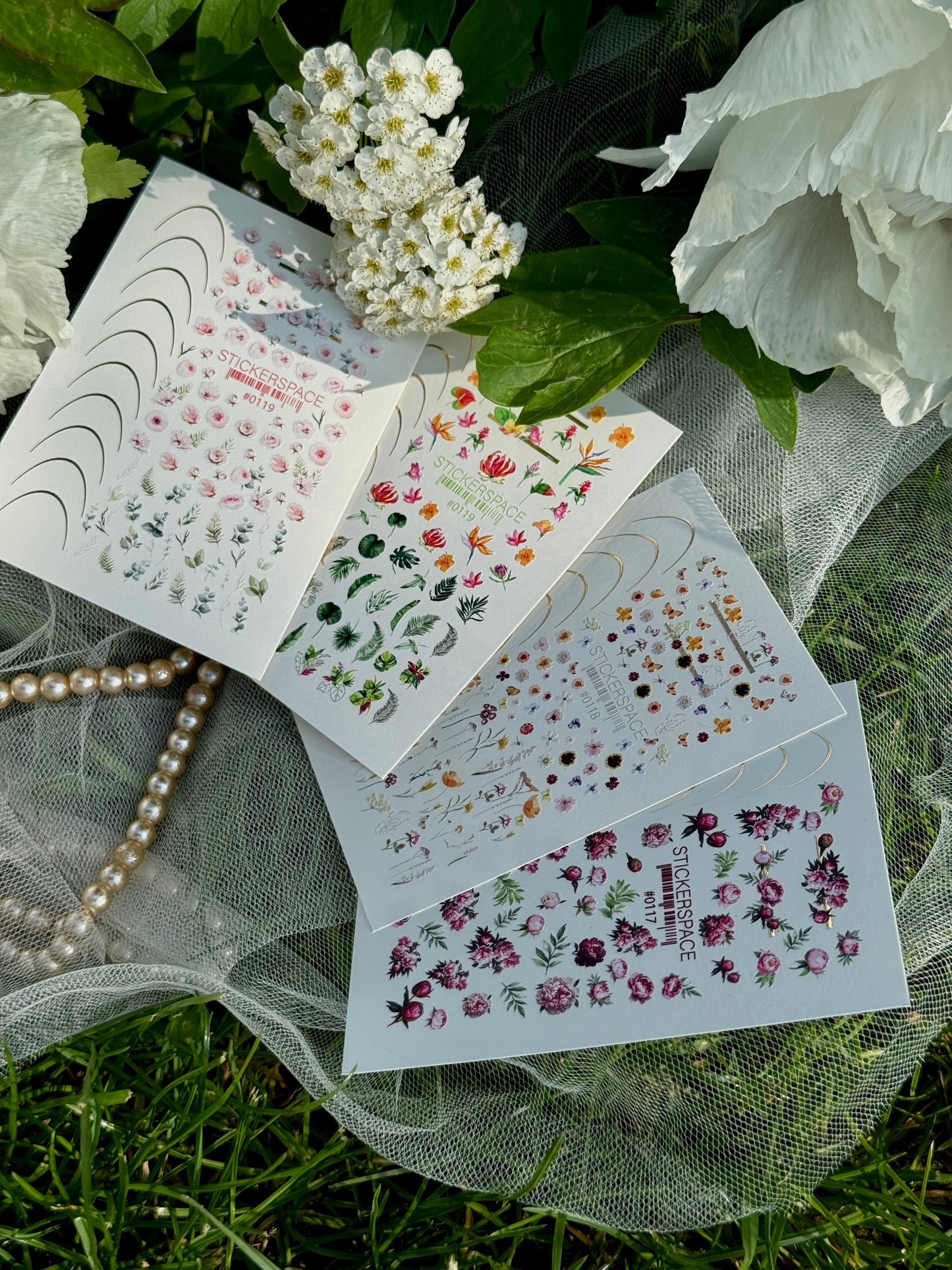 Комбіновані слайдери для нігтів - 0122