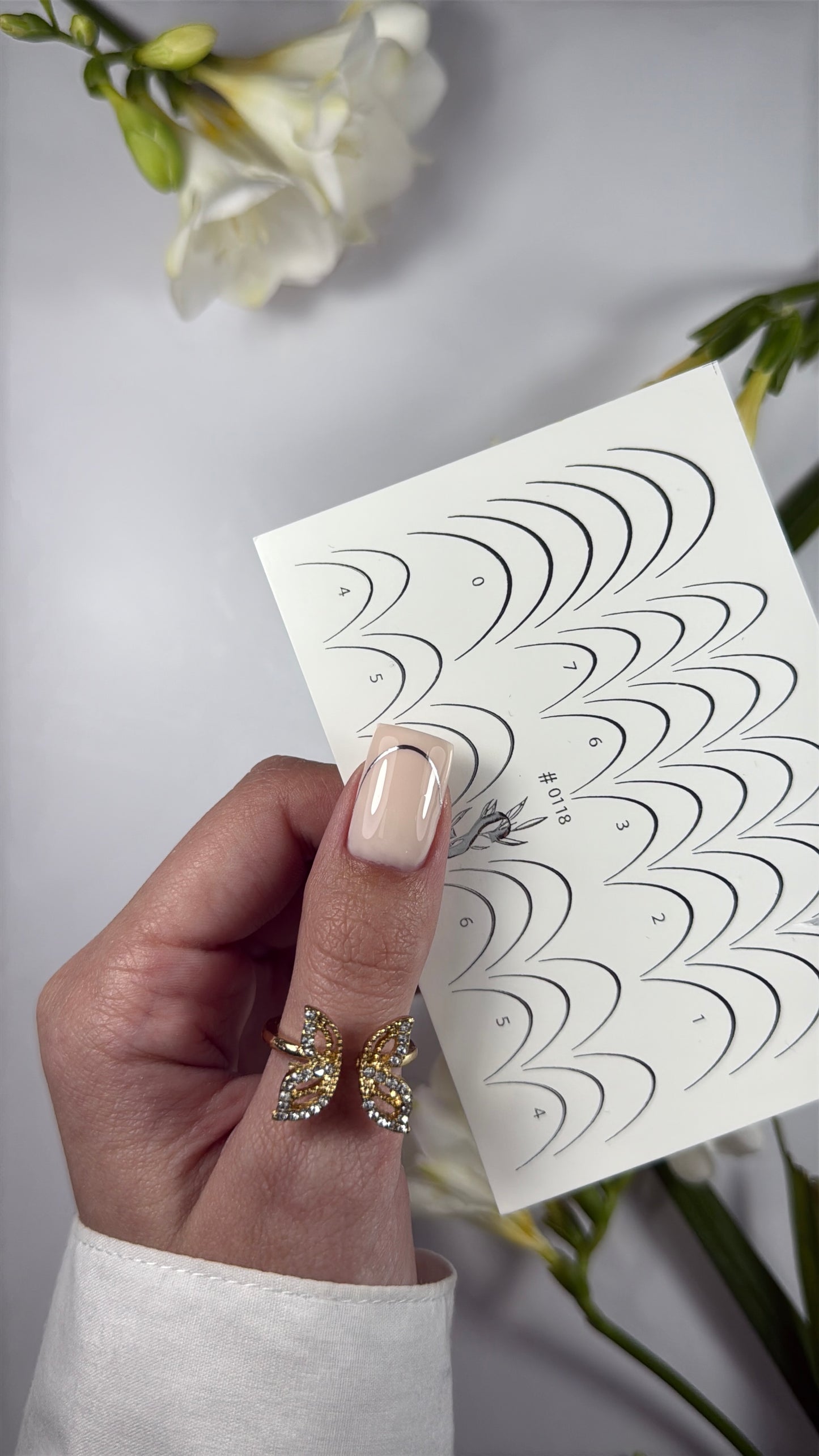 Комбіновані слайдери для нігтів - 0123