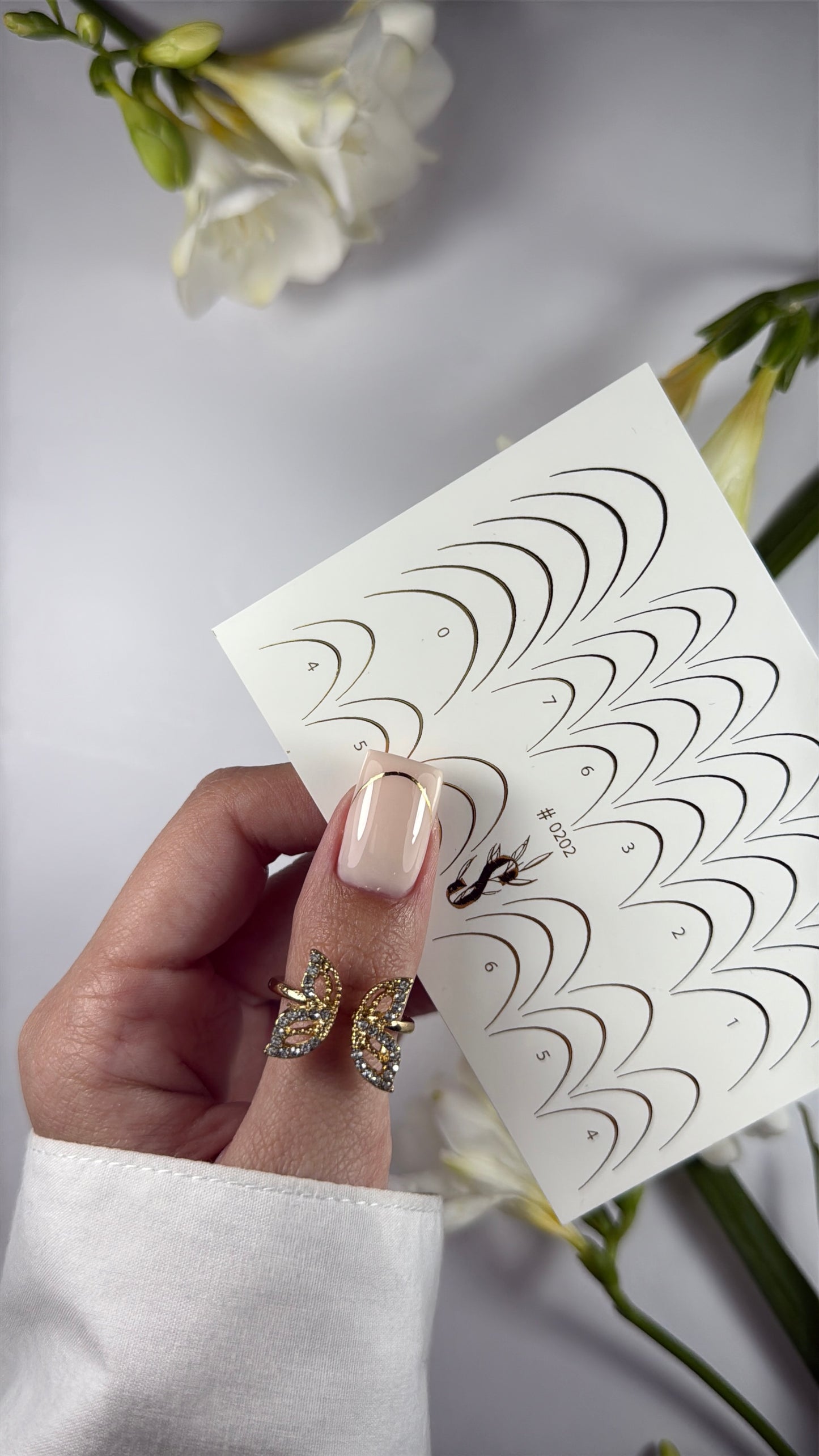 Комбіновані слайдери для нігтів - 0202