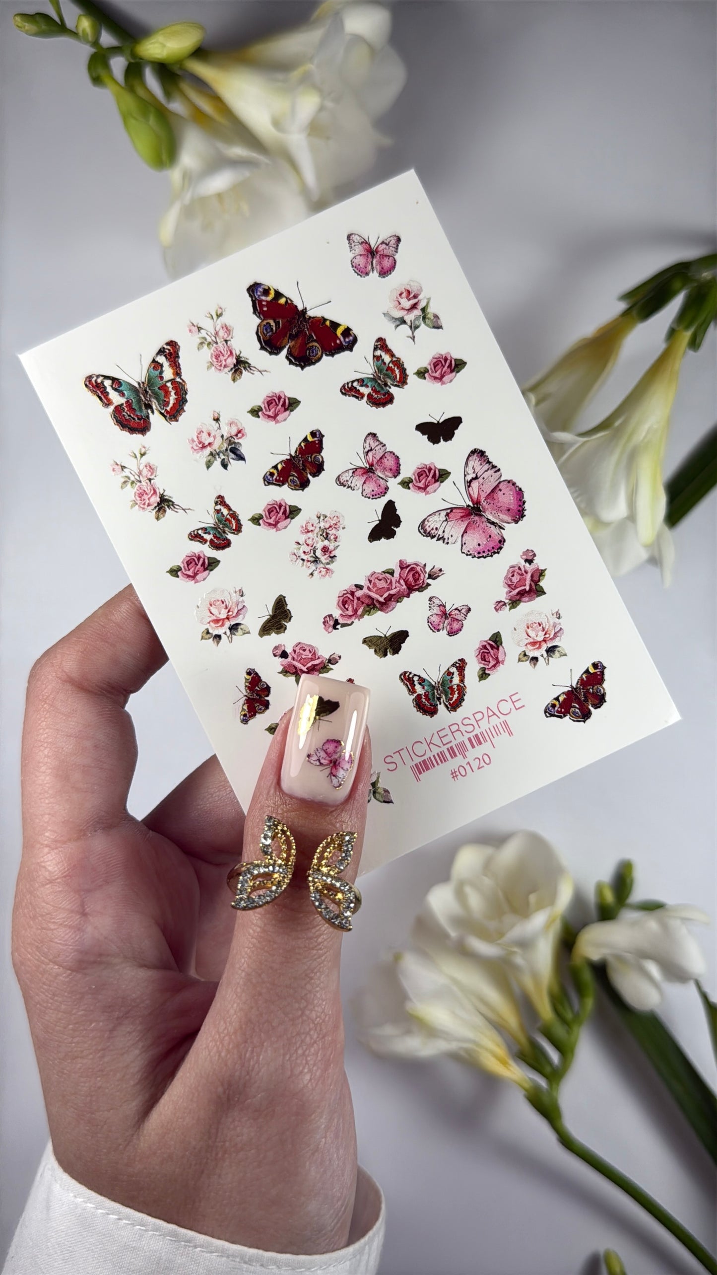 Комбіновані слайдери для нігтів - 0120