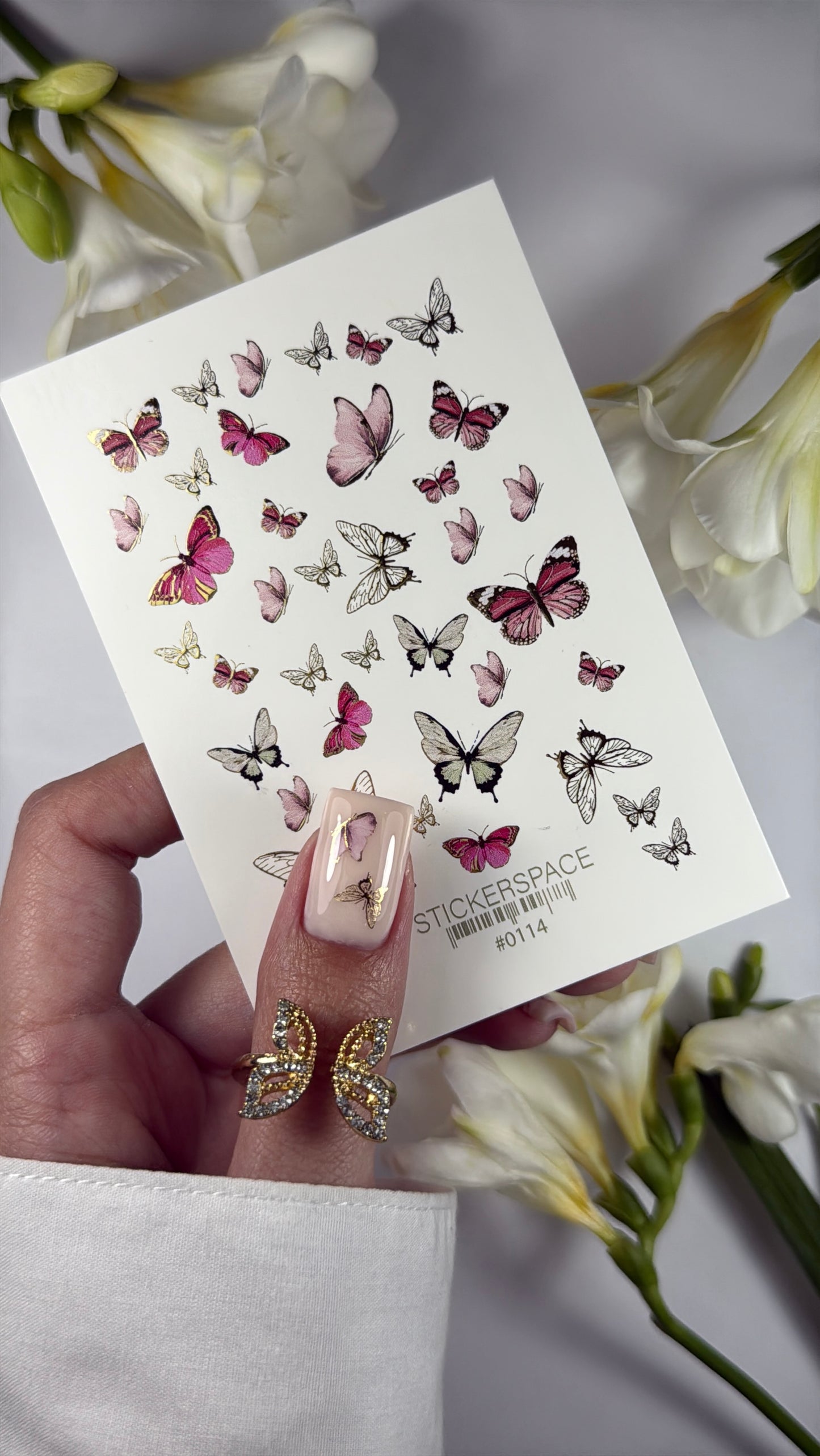 Комбіновані слайдери для нігтів - 0114