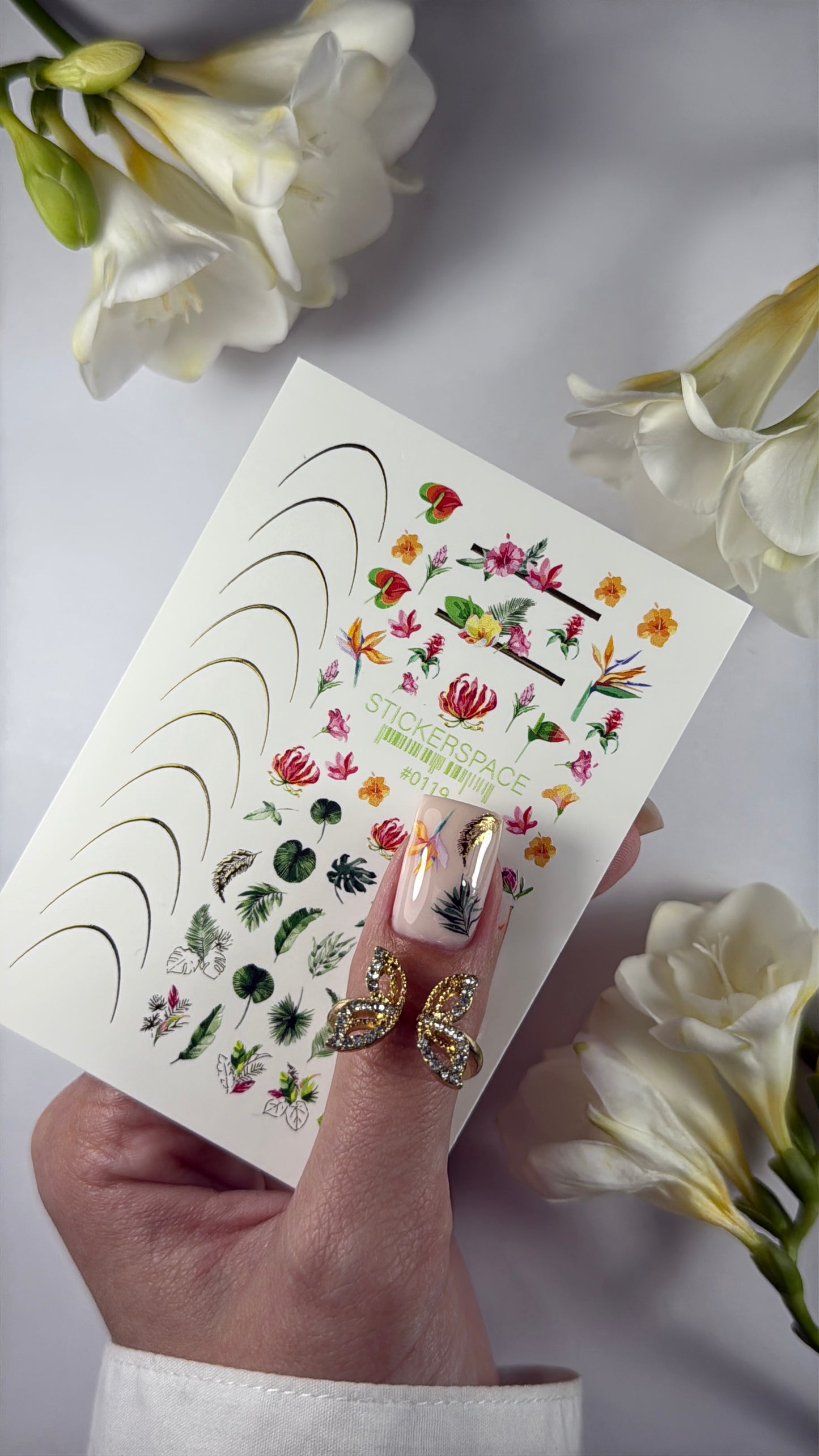 Комбіновані слайдери для нігтів - 0119