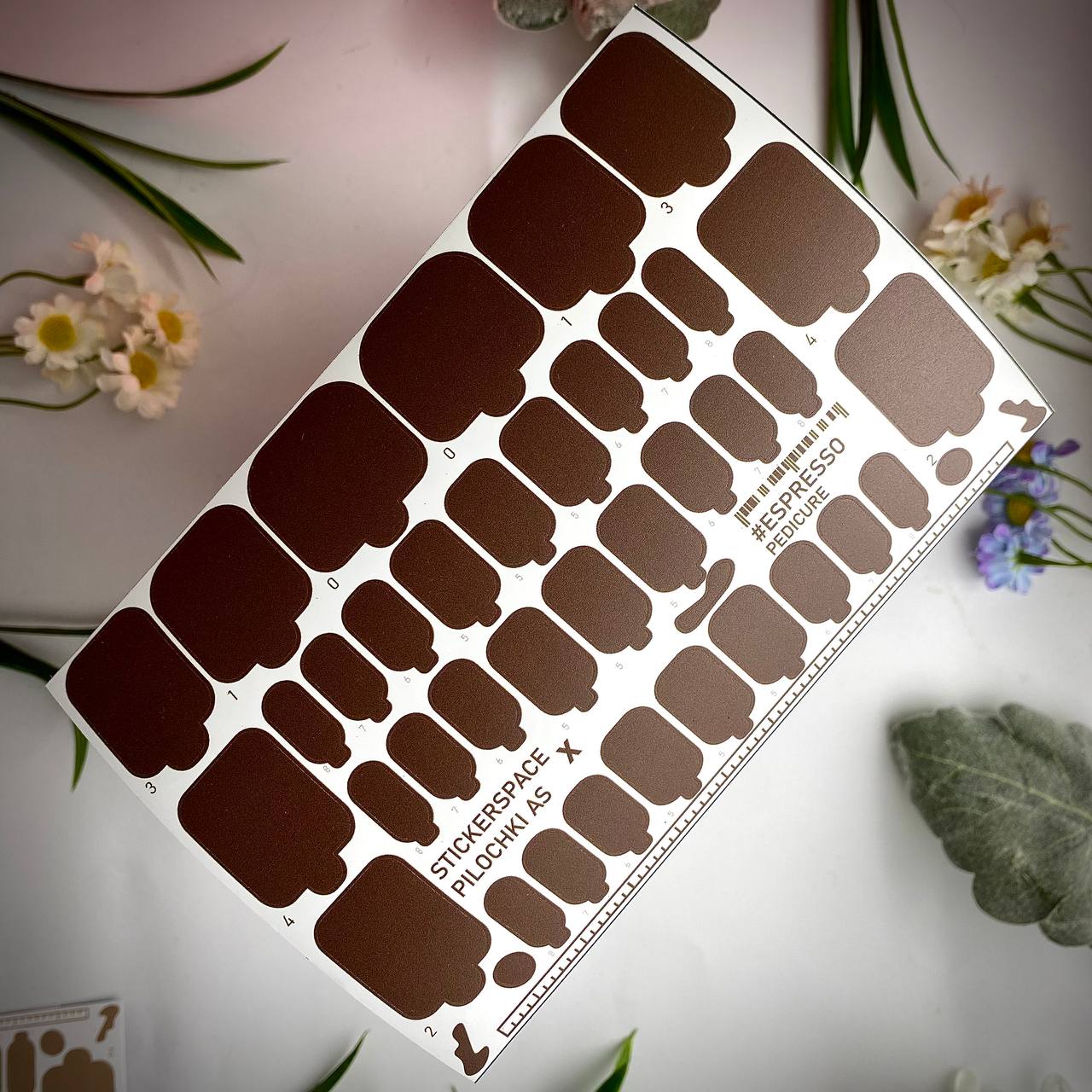 Плівки педикюр "Espresso"
