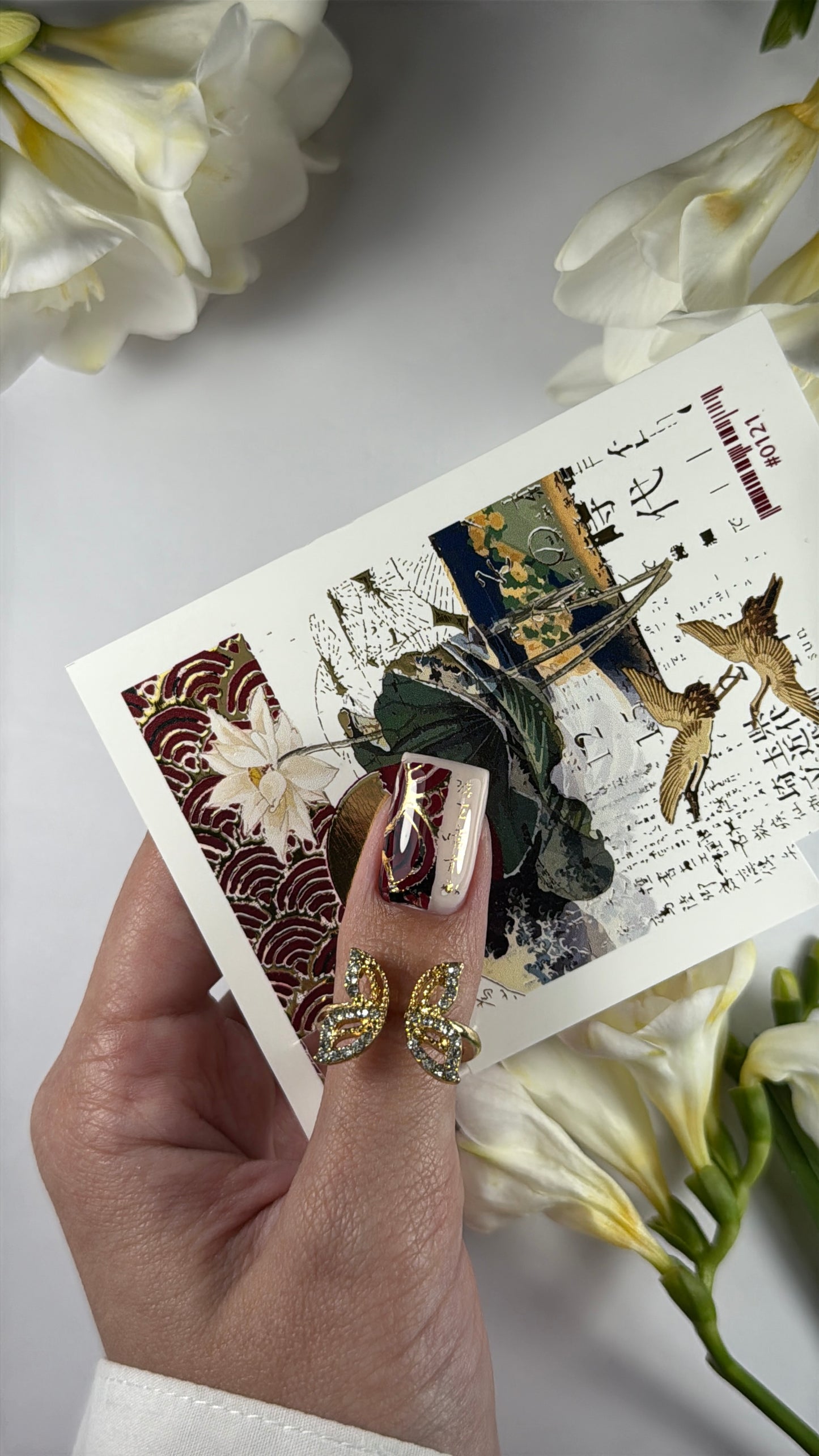 Комбіновані слайдери для нігтів - 0121