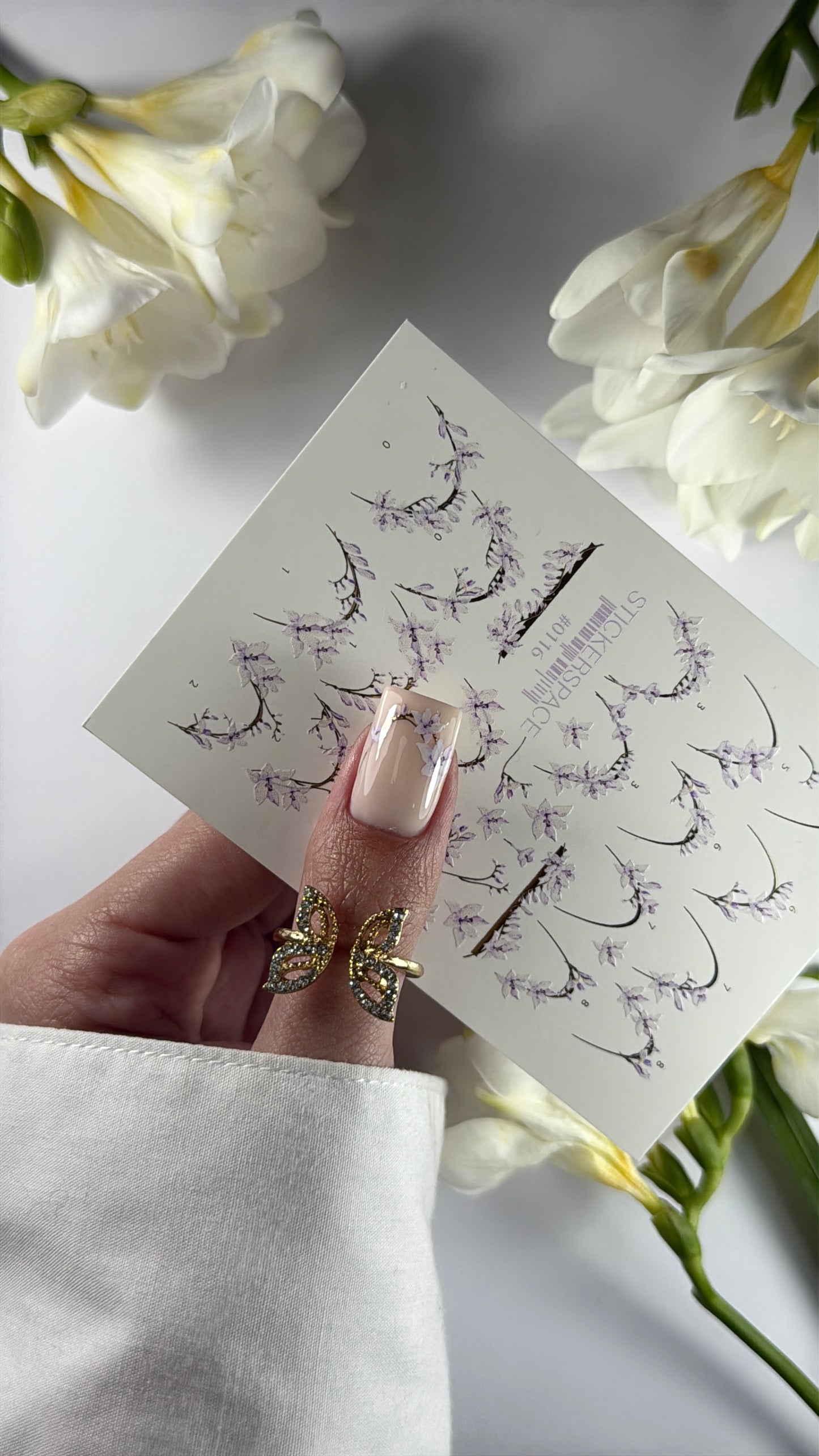 Комбіновані слайдери для нігтів - 0116