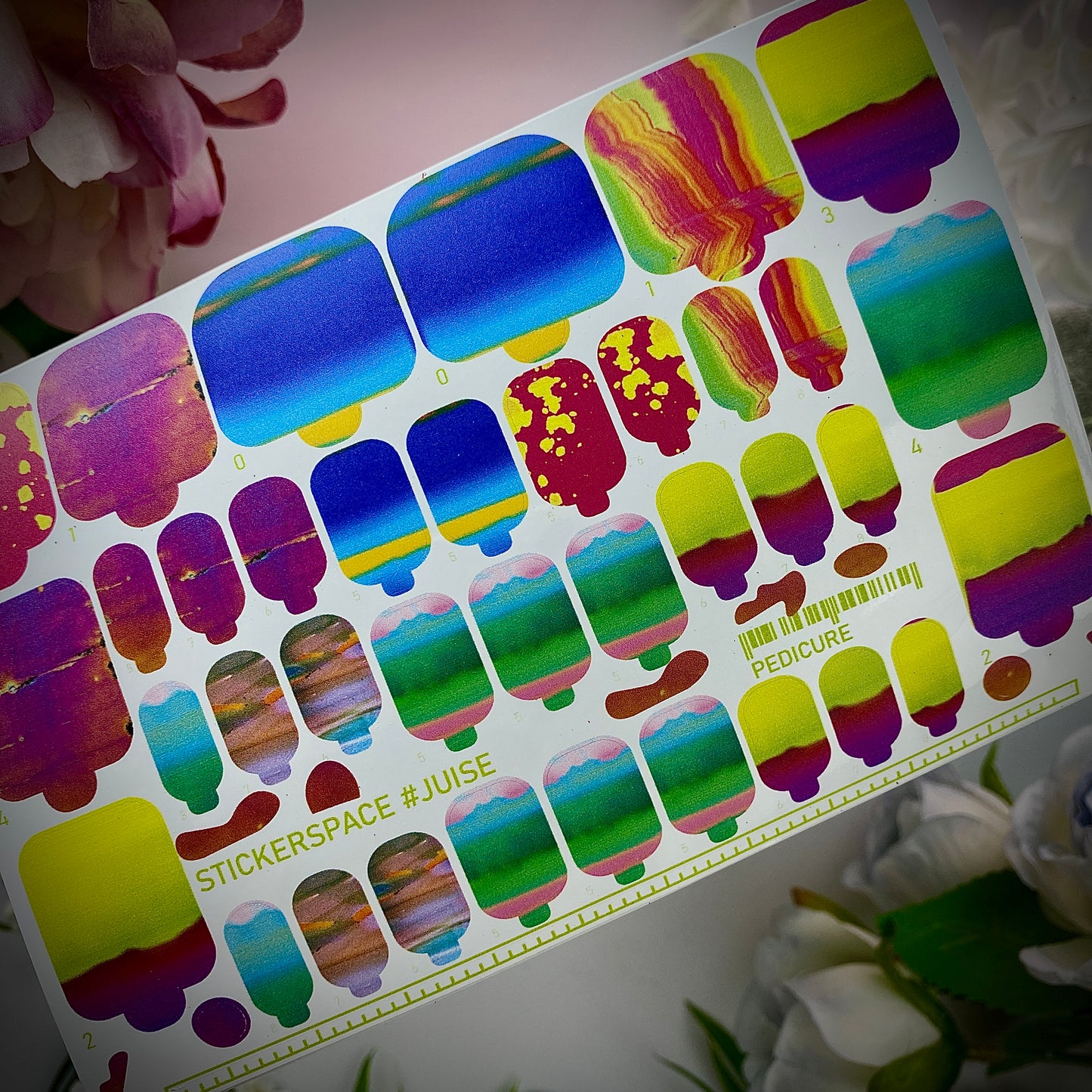 Плівки для педикюру "Juice"