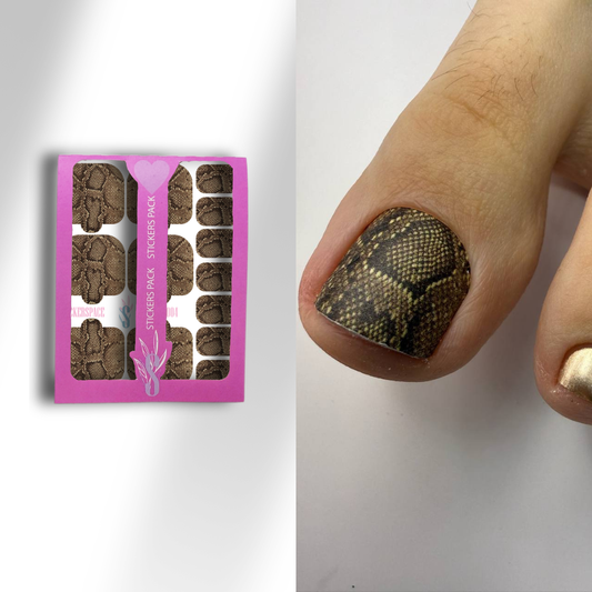 Pedicure nail wrap refills D-00004