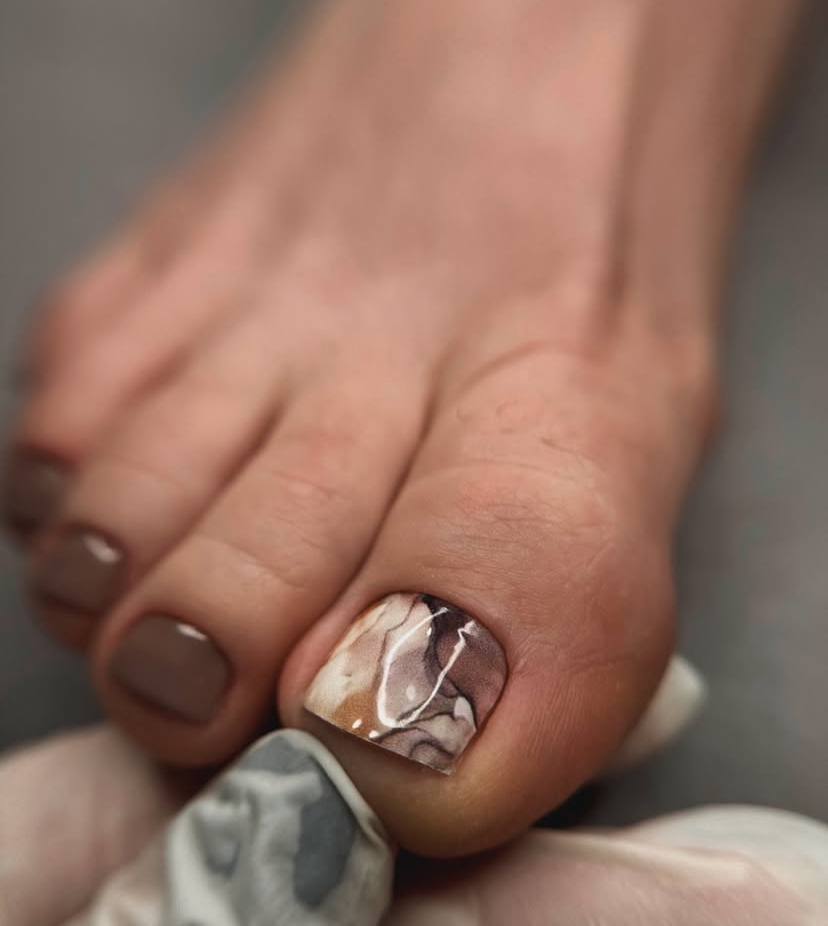 Pedicure nail wrap refills D-00008