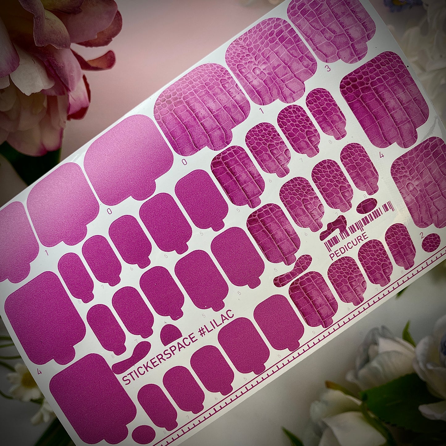 Плівки для педикюру "Lilac"