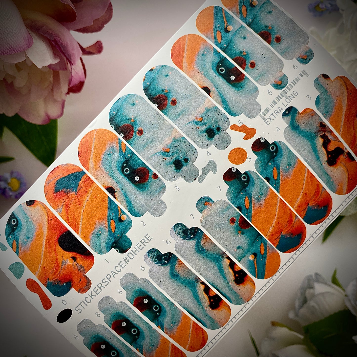 Nail wrap "Ochere"
