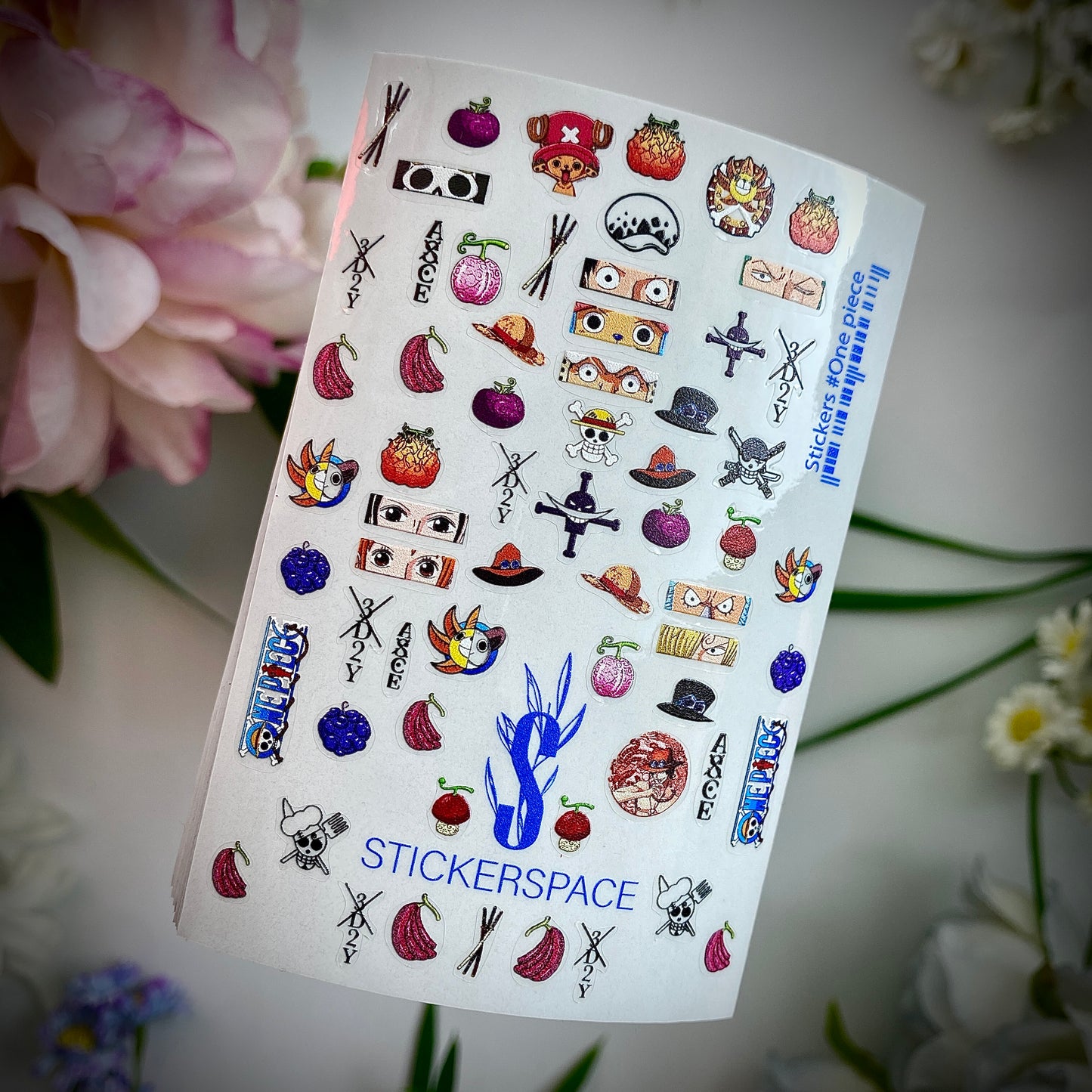 Міні стікери для нігтів "One Piece"