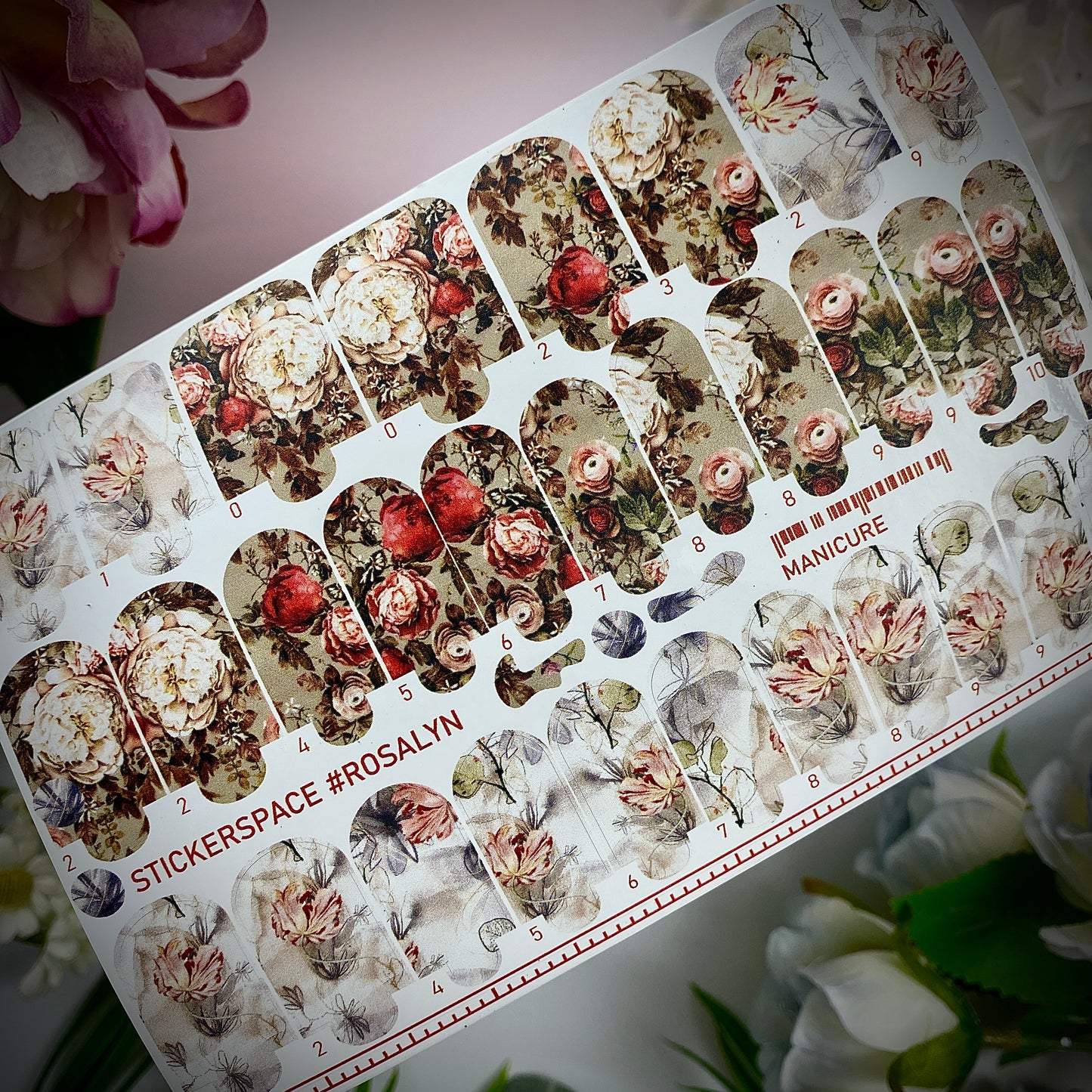 Плівки на нігті  "ROSOLIN"