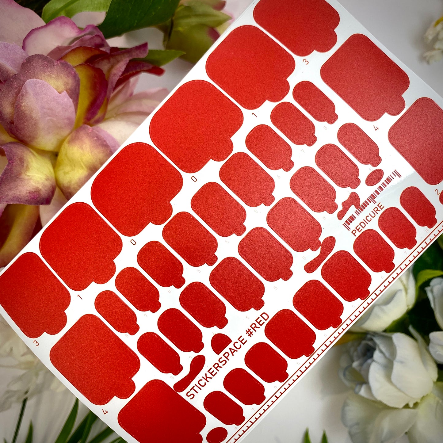 Плівки для нігтів  "Red"