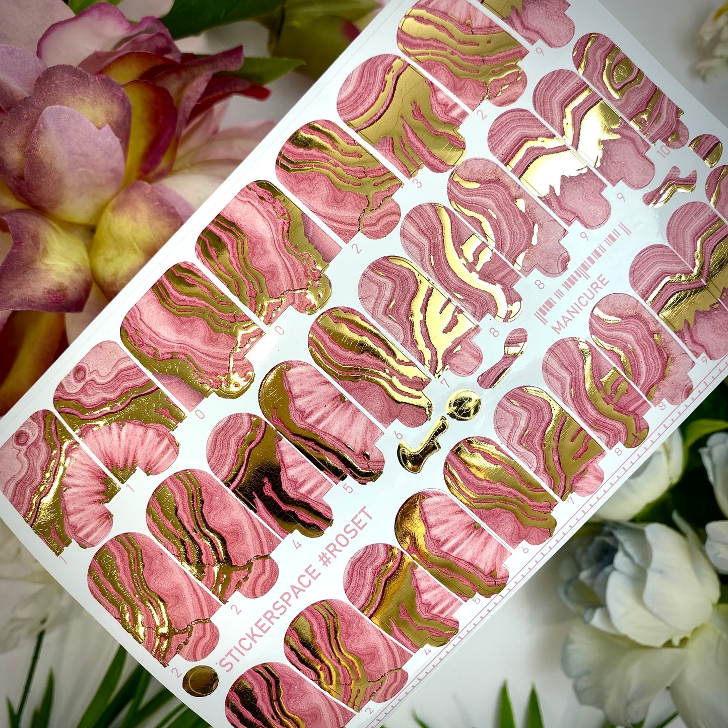 Плівки на нігті "Roset"