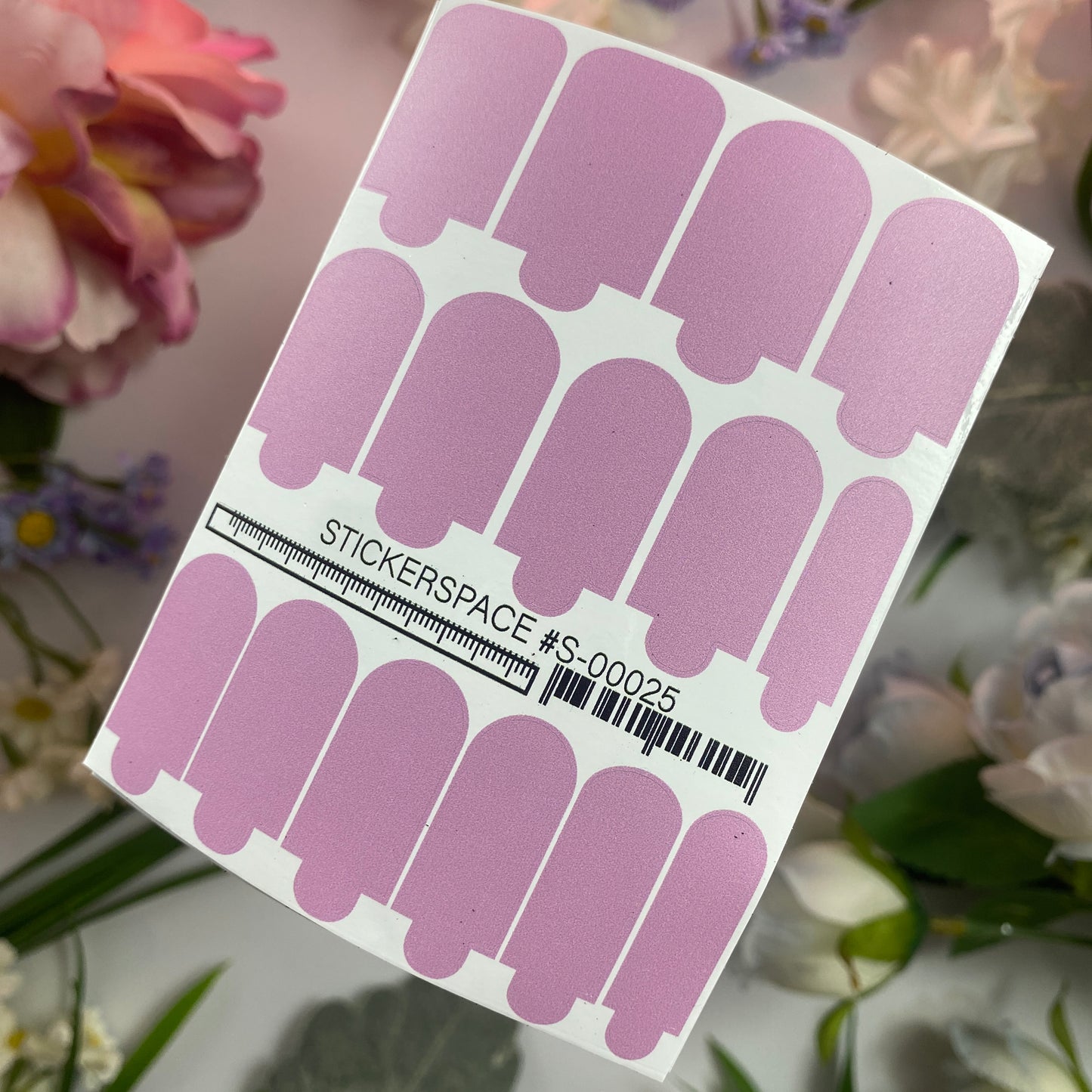 Міні-плівки для нігтів Фіолетовий S-00025