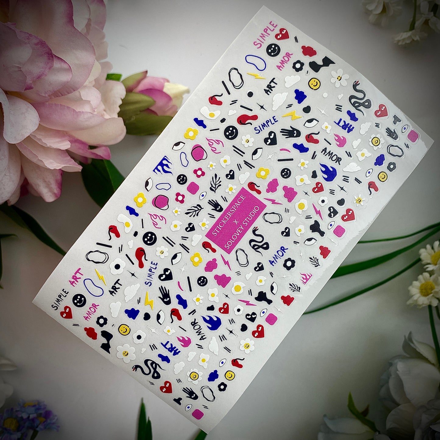 Стікери для нігтів "Simple"