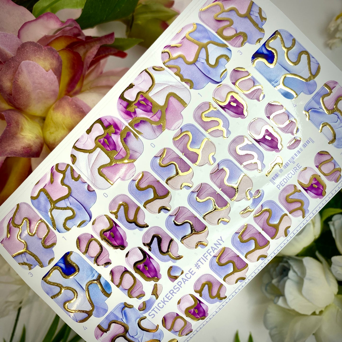 Nail wrap "Tiffany"