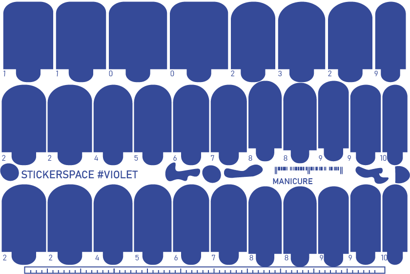 Nail wrap "Ribbon"