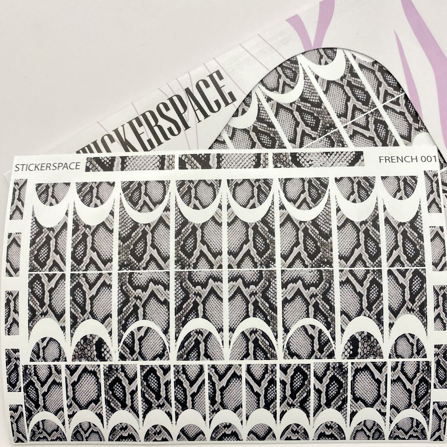 Nail wrap French 00001